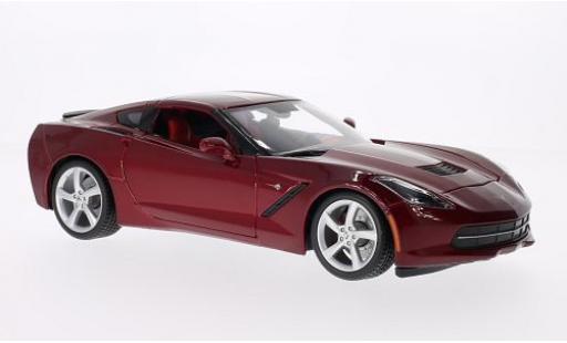 Miniature Chevrolet Corvette 1/18 Maisto Stingray (C7) metallise rouge 2014 Chevrolet Corvette 1/18 Maisto Stingray (C7) metallise rouge 2014 miniature