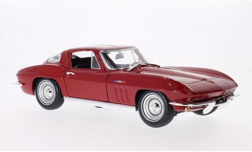 Miniature Chevrolet Corvette 1/18 Maisto Stingray rouge 1965 Chevrolet Corvette 1/18 Maisto Stingray rouge 1965 miniature