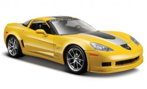 Miniature Chevrolet Corvette 1/24 Maisto Z06 GT1 jaune 2009 Commemorative Edition Chevrolet Corvette 1/24 Maisto Z06 GT1 jaune 2009 Commemorative Edition miniature