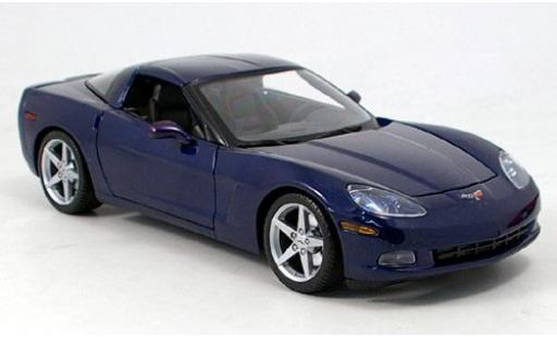 Miniature Chevrolet Corvette 1/18 Maisto Z06 metallise bleue sans Vitrine Chevrolet Corvette 1/18 Maisto Z06 metallise bleue sans Vitrine miniature