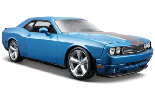 Miniature Dodge Challenger 1/24 Maisto SRT8 metallise bleue 2008 Dodge Challenger 1/24 Maisto SRT8 metallise bleue 2008 miniature