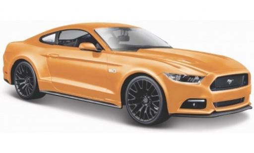 Miniature Ford Mustang 1/18 Maisto GT metallise orange 2015 Ford Mustang 1/18 Maisto GT metallise orange 2015 miniature