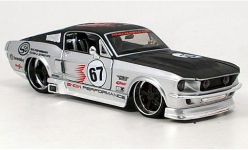 Miniature Ford Mustang 1/24 Maisto GT grise/noire 1967 sans Vitrine Ford Mustang 1/24 Maisto GT grise/noire 1967 sans Vitrine miniature