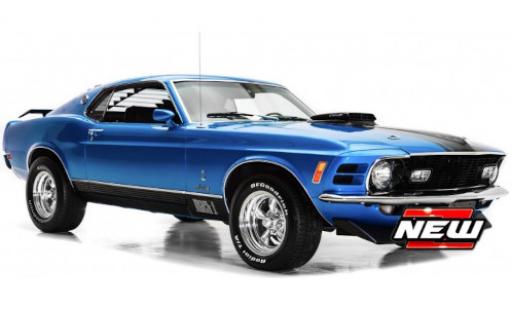 Miniature Ford Mustang 1/18 Maisto MACH 1 bleue/noire 1970 Ford Mustang 1/18 Maisto MACH 1 bleue/noire 1970 miniature