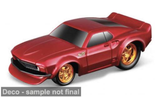 Miniature Ford Mustang 1/64 Maisto rouge 1969 1:64 Ford Mustang 1/64 Maisto rouge 1969 1:64 miniature