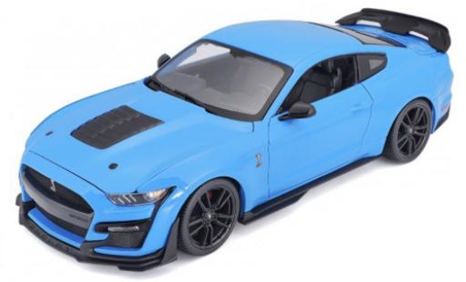 Miniature Ford Mustang 1/18 Maisto Shelby GT500 bleue 2020 Ford Mustang 1/18 Maisto Shelby GT500 bleue 2020 miniature
