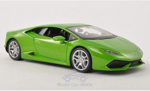 Miniature Lamborghini Huracan 1/24 Maisto LP 610-4 verte 2014 Lamborghini Huracan 1/24 Maisto LP 610-4 verte 2014 miniature