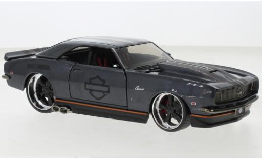 Miniature Chevrolet Camaro 1/24 Maisto Z28 metallise grise Harley-Davidson 1968 Chevrolet Camaro 1/24 Maisto Z28 metallise grise Harley-Davidson 1968 miniature