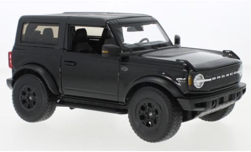 Miniature Ford Bronco 1/18 Maisto Wildtrak noire 2021 Ford Bronco 1/18 Maisto Wildtrak noire 2021 miniature