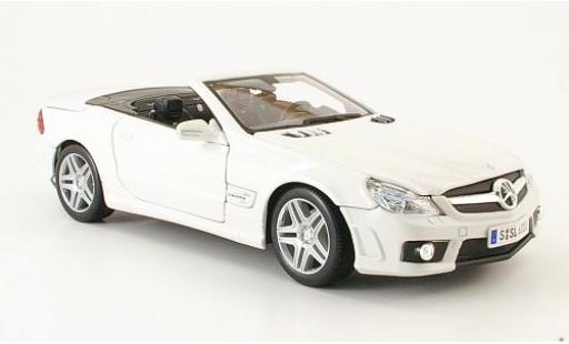 Miniature Mercedes Classe SL 1/18 Maisto SL63 AMG blanche 2009 Mercedes Classe SL 1/18 Maisto SL63 AMG blanche 2009 miniature
