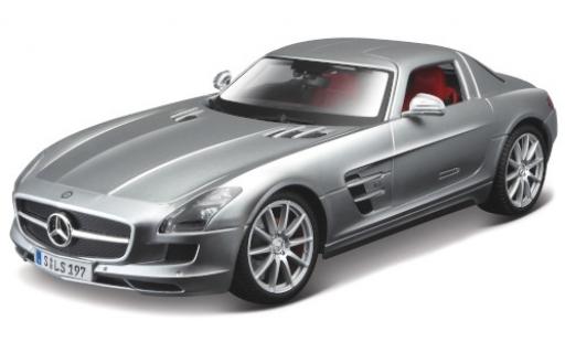 Miniature Mercedes SLS 1/18 Maisto AMG (C197) grise 2010 Mercedes SLS 1/18 Maisto AMG (C197) grise 2010 miniature