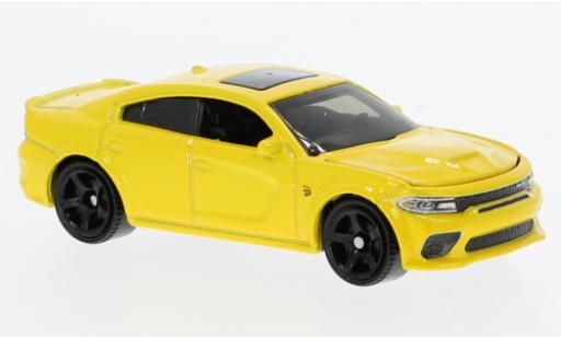 Miniature Dodge Charger 1/64 Matchbox SRT Hellcat metallise jaune 2020 1:64 Dodge Charger 1/64 Matchbox SRT Hellcat metallise jaune 2020 1:64 miniature