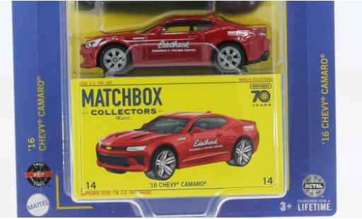 Miniature Chevrolet Camaro 1/64 Matchbox rouge 2016 Chevrolet Camaro 1/64 Matchbox rouge 2016 miniature