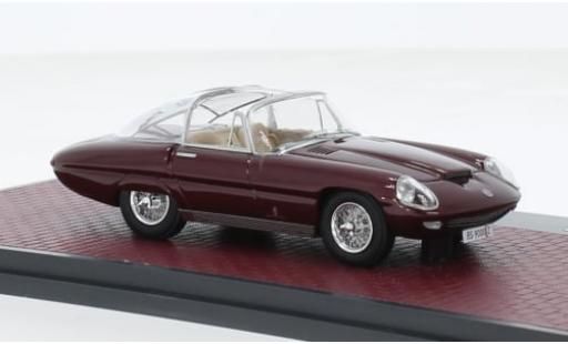 Miniature Alfa Romeo 6C 1/43 Matrix 3000 Superflow IV Pininfarina metallise rouge 1960 1:43 Alfa Romeo 6C 1/43 Matrix 3000 Superflow IV Pininfarina metallise rouge 1960 1:43 miniature
