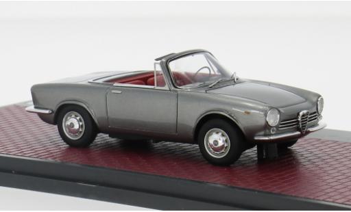 Miniature Alfa Romeo Giulia 1/43 Matrix GT Spider Prougeotipo grise 1963 1:43 Alfa Romeo Giulia 1/43 Matrix GT Spider Prougeotipo grise 1963 1:43 miniature