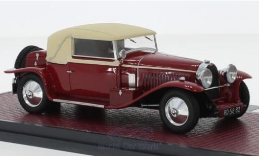 Miniature Bugatti 46 1/43 Matrix Type Faux Cabriolet rouge/beige RHD 1930 Veth & Zoon Bugatti 46 1/43 Matrix Type Faux Cabriolet rouge/beige RHD 1930 Veth & Zoon miniature