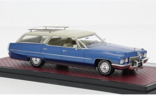 Miniature Cadillac Deville 1/43 Matrix DeVille Wagon bleue/beige 1972 1:43 Cadillac Deville 1/43 Matrix DeVille Wagon bleue/beige 1972 1:43 miniature
