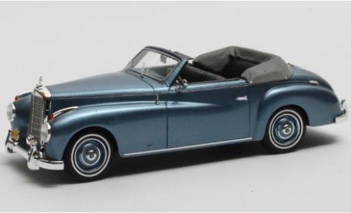 Miniature Mercedes 220 1/43 Matrix A Cabriolet Wendler (W187) metallise bleue 1952 Verdeck geöffnet Mercedes 220 1/43 Matrix A Cabriolet Wendler (W187) metallise bleue 1952 Verdeck geöffnet miniature