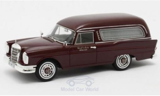 Miniature Mercedes 220 1/43 Matrix SE (W111) Pollmann rouge 1966 Mercedes 220 1/43 Matrix SE (W111) Pollmann rouge 1966 miniature