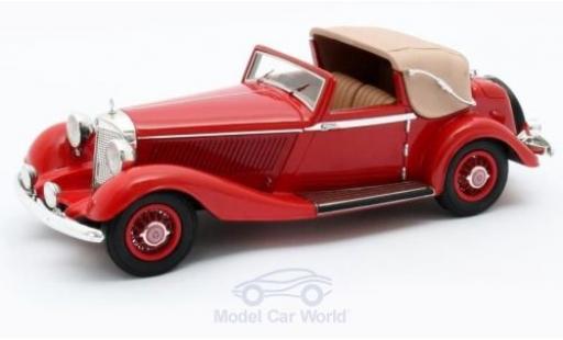 Miniature Mercedes 500 1/43 Matrix K 3-Position DHC Corsica rouge RHD 1935 #123689 Mercedes 500 1/43 Matrix K 3-Position DHC Corsica rouge RHD 1935 #123689 miniature