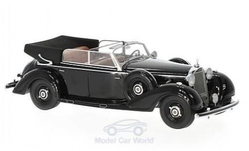 Miniature Mercedes 770 1/43 Matrix Cabriolet D noire 1938 offen Mercedes 770 1/43 Matrix Cabriolet D noire 1938 offen miniature
