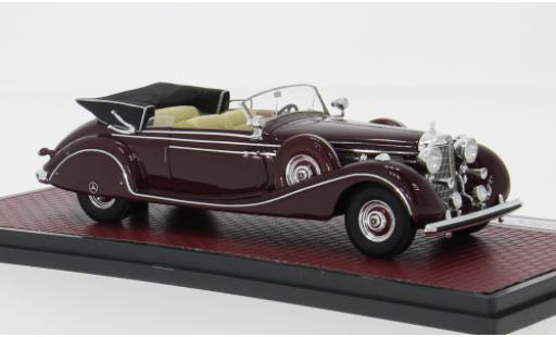 Miniature Mercedes 770 1/43 Matrix K (W150) Cabriolet B rouge 1939 1:43 Mercedes 770 1/43 Matrix K (W150) Cabriolet B rouge 1939 1:43 miniature
