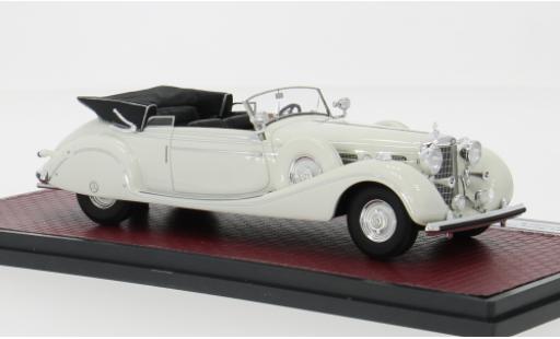 Miniature Mercedes 770 1/43 Matrix K (W150) Cabriolet B blanche 1939 1:43 Mercedes 770 1/43 Matrix K (W150) Cabriolet B blanche 1939 1:43 miniature