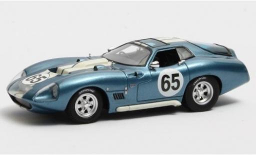 Miniature Shelby Cobra 1/43 Matrix Daytona Prougeotype metallise bleue/blanche RHD No.65 1965 Shelby Cobra 1/43 Matrix Daytona Prougeotype metallise bleue/blanche RHD No.65 1965 miniature