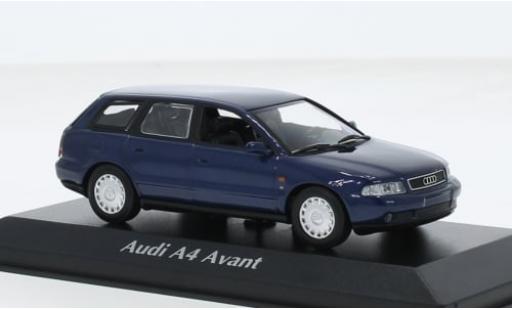 Miniature Audi A4 1/43 Maxichamps Avant bleue 1995 1:43 Audi A4 1/43 Maxichamps Avant bleue 1995 1:43 miniature