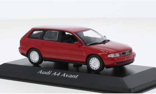 Miniature Audi A4 1/43 Maxichamps Avant rouge 1995 1:43 Audi A4 1/43 Maxichamps Avant rouge 1995 1:43 miniature