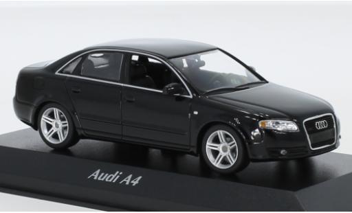 Miniature Audi A4 1/43 Maxichamps noire 2004 Audi A4 1/43 Maxichamps noire 2004 miniature