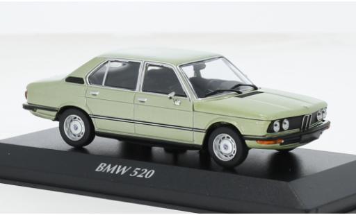 Miniature Bmw 520 1/43 Maxichamps (E12) metallise verte 1972 1:43 Bmw 520 1/43 Maxichamps (E12) metallise verte 1972 1:43 miniature