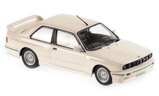 Miniature Bmw M3 1/43 Maxichamps (E30) blanche 1987 Bmw M3 1/43 Maxichamps (E30) blanche 1987 miniature