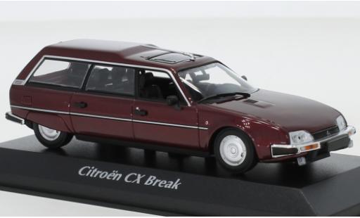 Miniature Citroen CX 1/43 Maxichamps Break metallise rouge 1980 Citroen CX 1/43 Maxichamps Break metallise rouge 1980 miniature