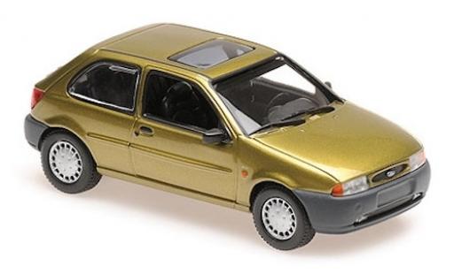 Miniature Ford Fiesta 1/43 Maxichamps MK IV gold 1995 1:43 Ford Fiesta 1/43 Maxichamps MK IV gold 1995 1:43 miniature