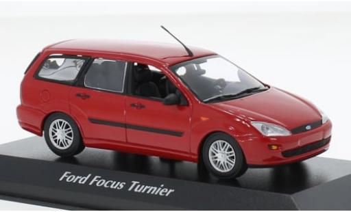 Miniature Ford Focus 1/43 Maxichamps MK I Turnier rouge 1998 1:43 Ford Focus 1/43 Maxichamps MK I Turnier rouge 1998 1:43 miniature