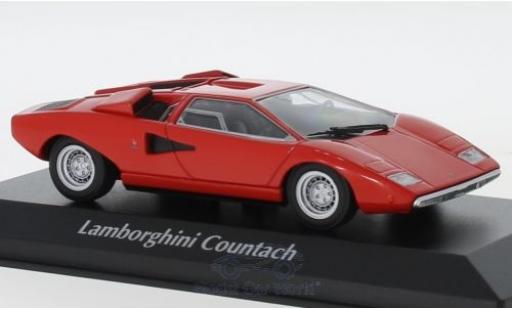 Miniature Lamborghini Countach 1/43 Maxichamps LP 400 rouge 1970 Lamborghini Countach 1/43 Maxichamps LP 400 rouge 1970 miniature