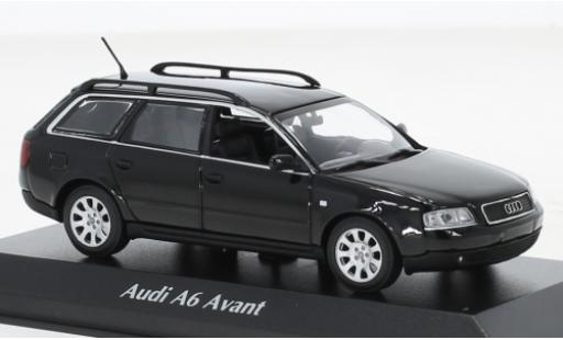 Miniature Audi A6 1/43 Maxichamps Avant noire 1997 Audi A6 1/43 Maxichamps Avant noire 1997 miniature