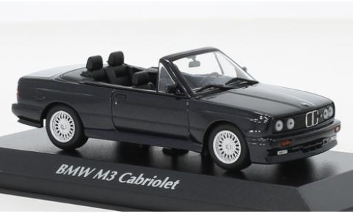 Miniature Bmw M3 1/43 Maxichamps (E30) Cabriolet metallise bleue 1988 Bmw M3 1/43 Maxichamps (E30) Cabriolet metallise bleue 1988 miniature