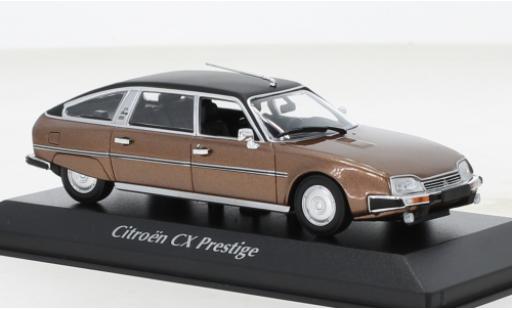 Miniature Citroen CX 1/43 Maxichamps Prestige metallise marron/noire 1980 Citroen CX 1/43 Maxichamps Prestige metallise marron/noire 1980 miniature