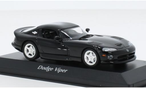 Miniature Dodge Viper 1/43 Maxichamps GTS noire 1993 Dodge Viper 1/43 Maxichamps GTS noire 1993 miniature