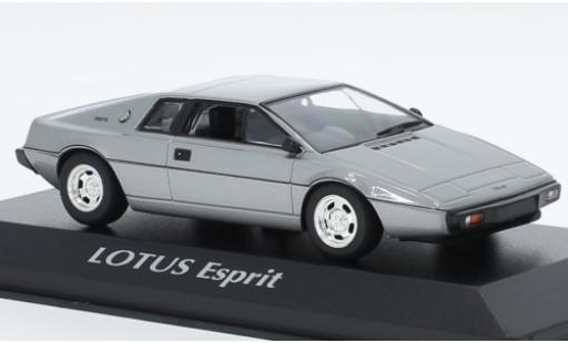 Miniature Lotus Esprit 1/43 Maxichamps Turbo metallise gris clair 1978 Lotus Esprit 1/43 Maxichamps Turbo metallise gris clair 1978 miniature