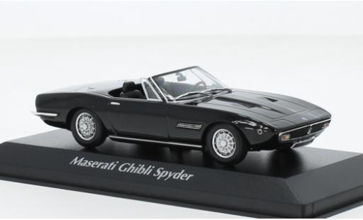 Miniature Maserati Ghibli 1/43 Maxichamps Spyder noire 1969 Maserati Ghibli 1/43 Maxichamps Spyder noire 1969 miniature