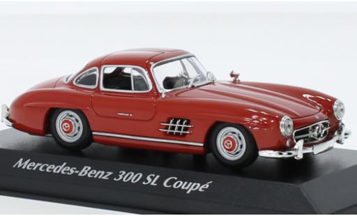 Miniature Mercedes 300 1/43 Maxichamps SL (W198 I) rouge 1955 Mercedes 300 1/43 Maxichamps SL (W198 I) rouge 1955 miniature