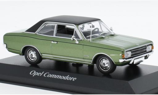 Miniature Opel Commodore 1/43 Maxichamps A metallise vert/noire 1970 Opel Commodore 1/43 Maxichamps A metallise vert/noire 1970 miniature