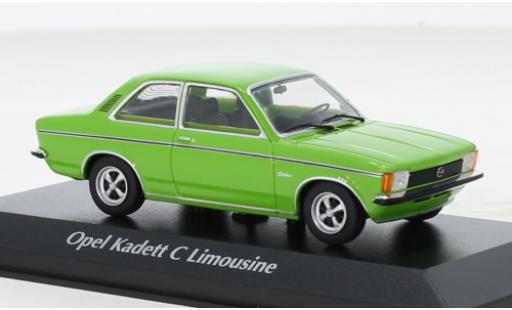 Miniature Opel Kadett 1/43 Maxichamps C Berline verte 1978 Opel Kadett 1/43 Maxichamps C Berline verte 1978 miniature