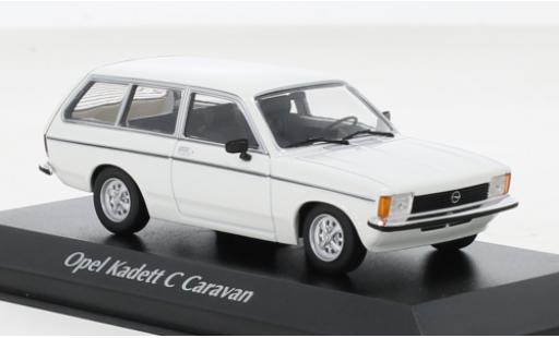 Miniature Opel Kadett 1/43 Maxichamps C Caravan L blanche 1978 Opel Kadett 1/43 Maxichamps C Caravan L blanche 1978 miniature