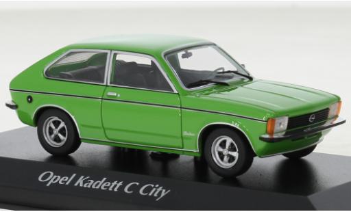 Miniature Opel Kadett 1/43 Maxichamps C City verte 1978 Opel Kadett 1/43 Maxichamps C City verte 1978 miniature