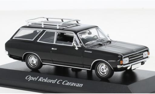 Miniature Opel Rekord 1/43 Maxichamps C Caravan noire 1968 Opel Rekord 1/43 Maxichamps C Caravan noire 1968 miniature
