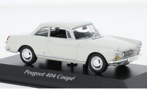 Miniature Peugeot 404 1/43 Maxichamps Coupe blanche 1962 Peugeot 404 1/43 Maxichamps Coupe blanche 1962 miniature